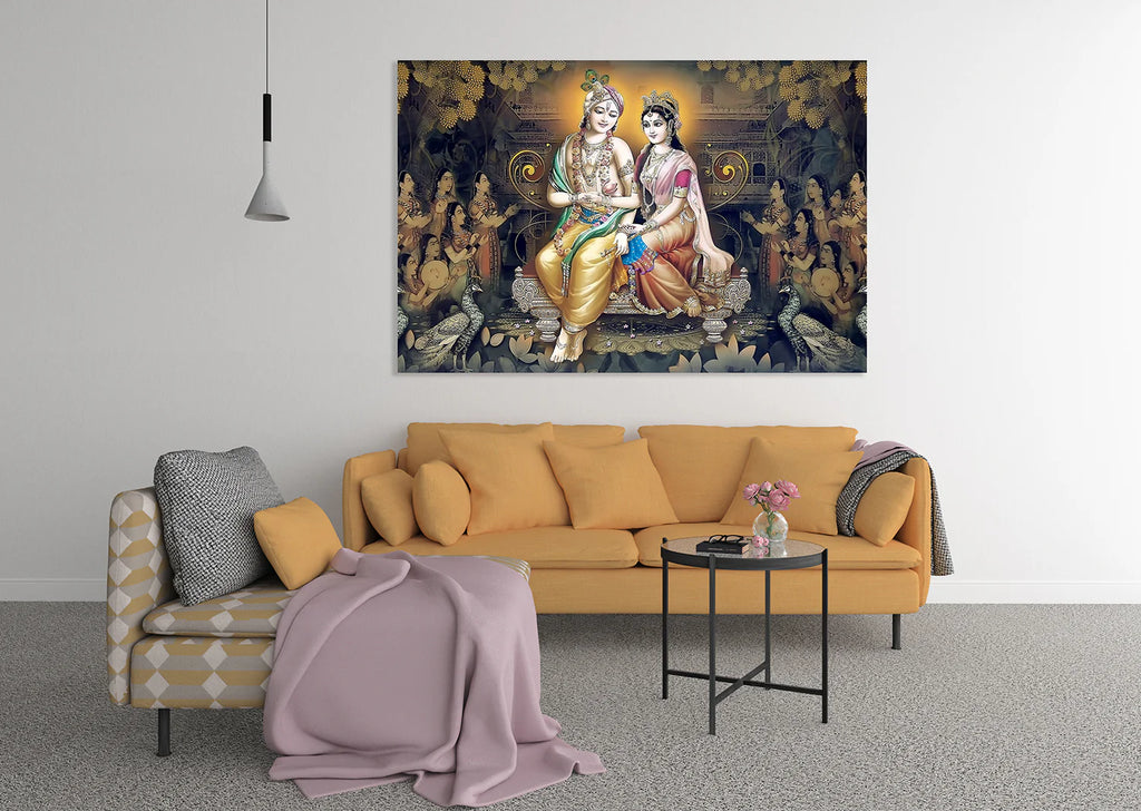 Hindu Mythology and Art: Bringing Ancient Stories to Life on Canvas.