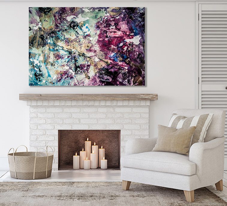 Abstract Brushstroke Modern Art Design Wall Décor Canvas Wall Art