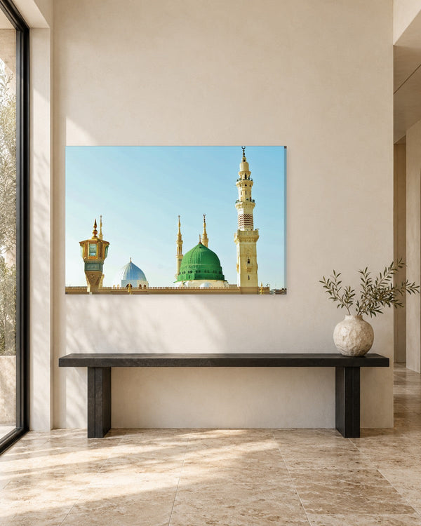 Hajj and Umrah Gifts: Kaaba and Masjid an-Nabawi Wall Art