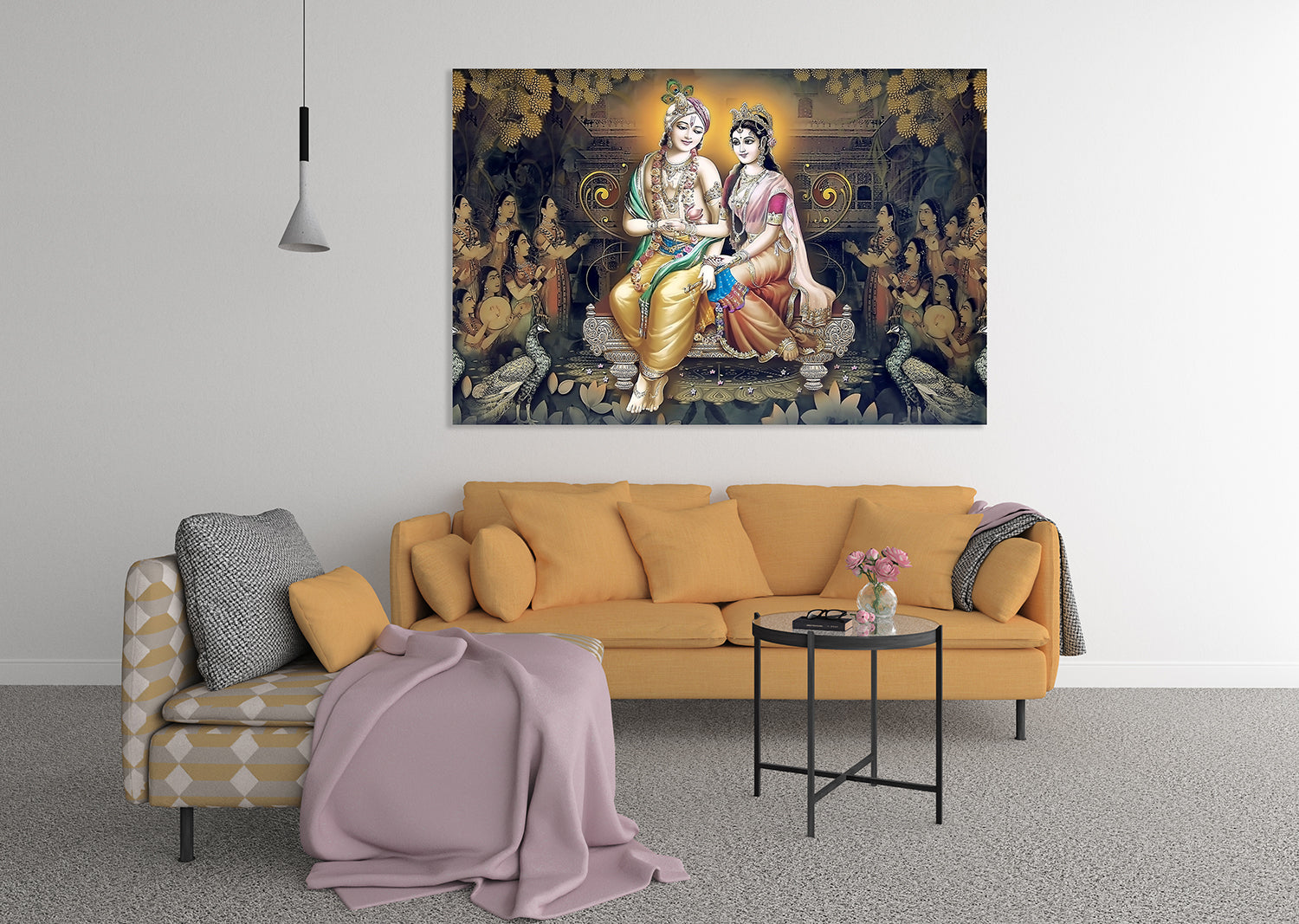 Hindu Gods Krishna and Radha