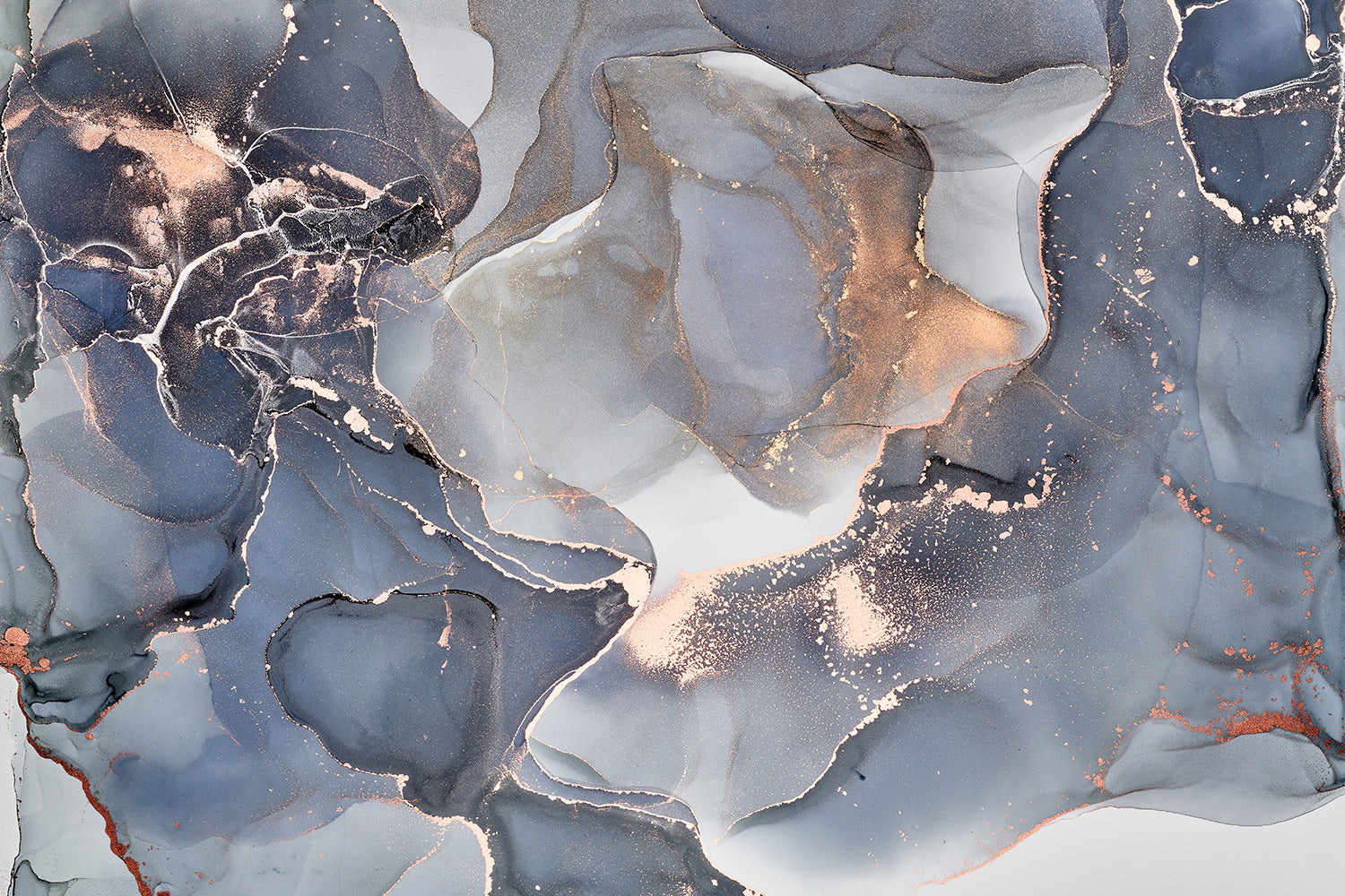 Abstract multicolored marble texture background. Design wrapping paper, Modern fluid art. Alcohol Ink Pattern Canvas Print