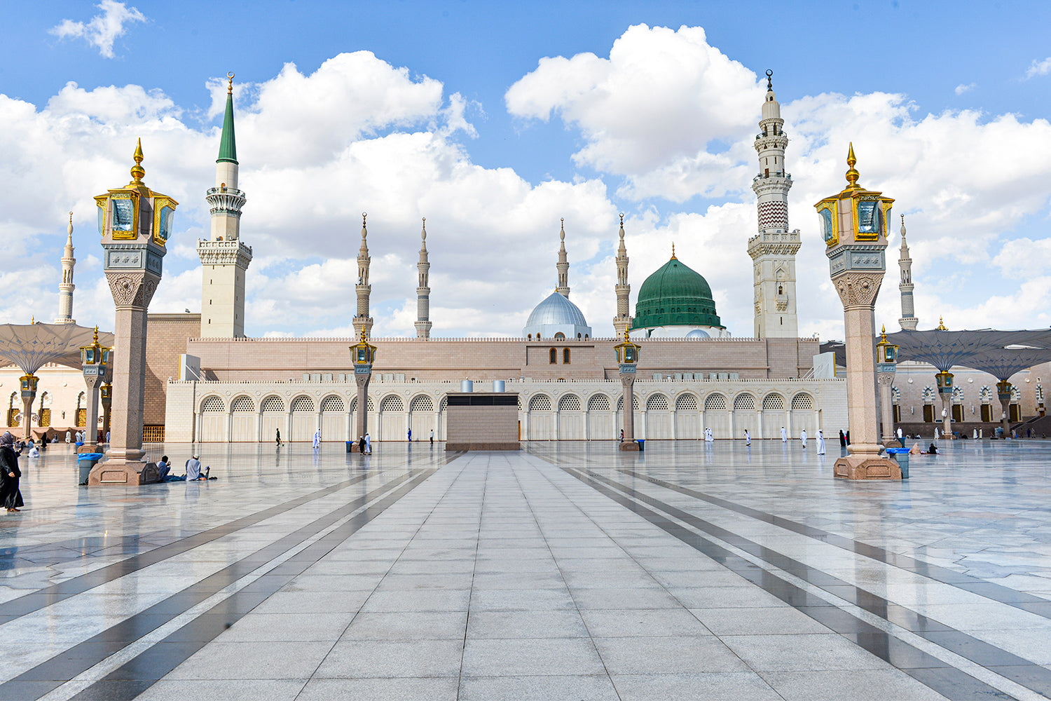 Madinah Haram Day View, Masjid-e-Nabawi Canvas