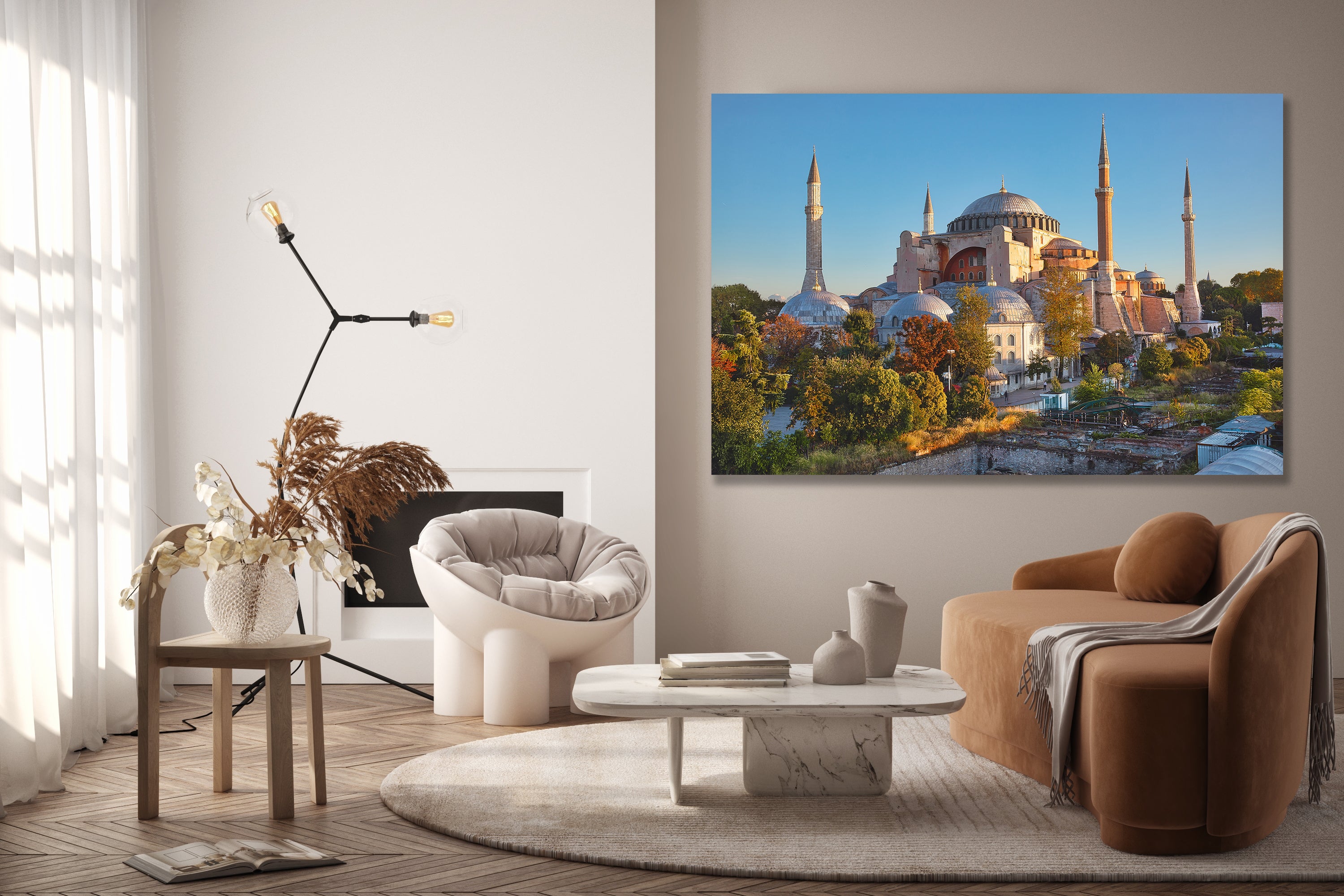 Hagia Sofia, beautiful historic landmark in Sultanahmet, Istanbul