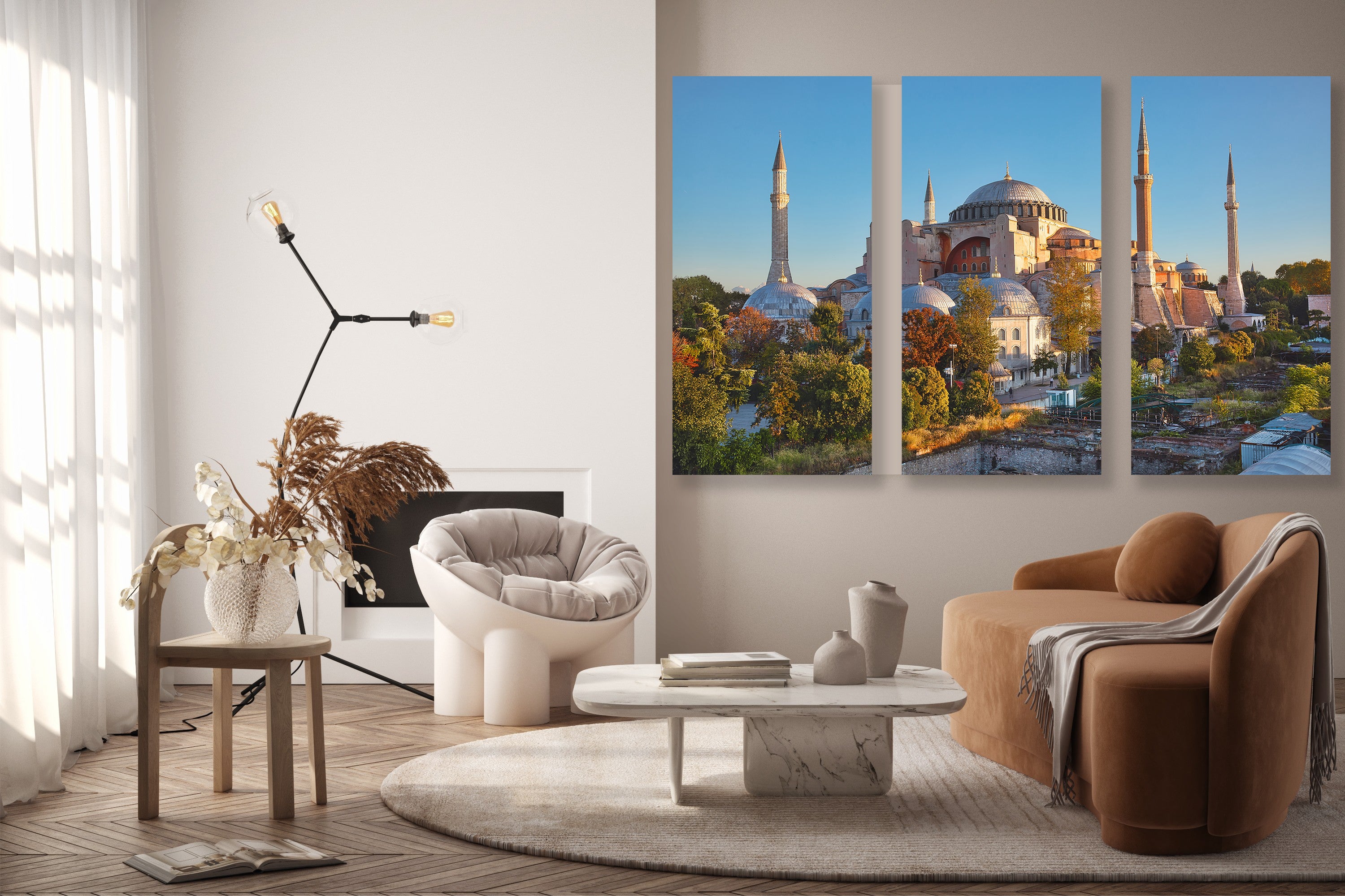 Hagia Sofia, beautiful historic landmark in Sultanahmet, Istanbul