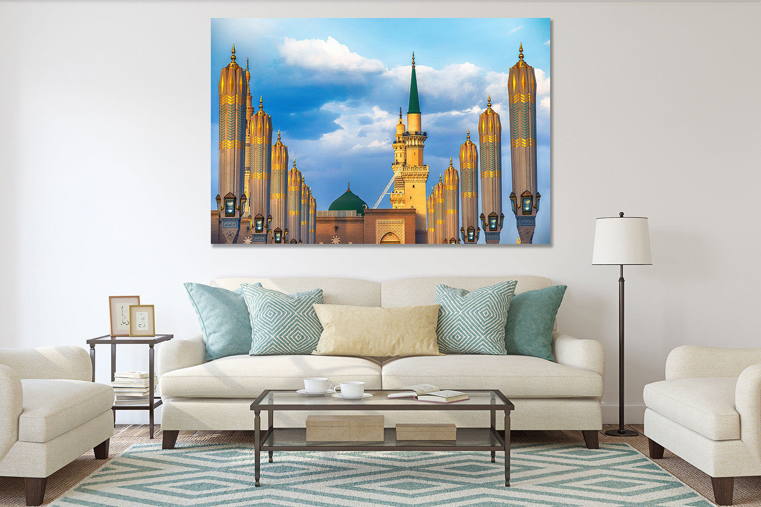 The Prophet’s Mosque in Madina, Masjid-e-Nabawi Canvas