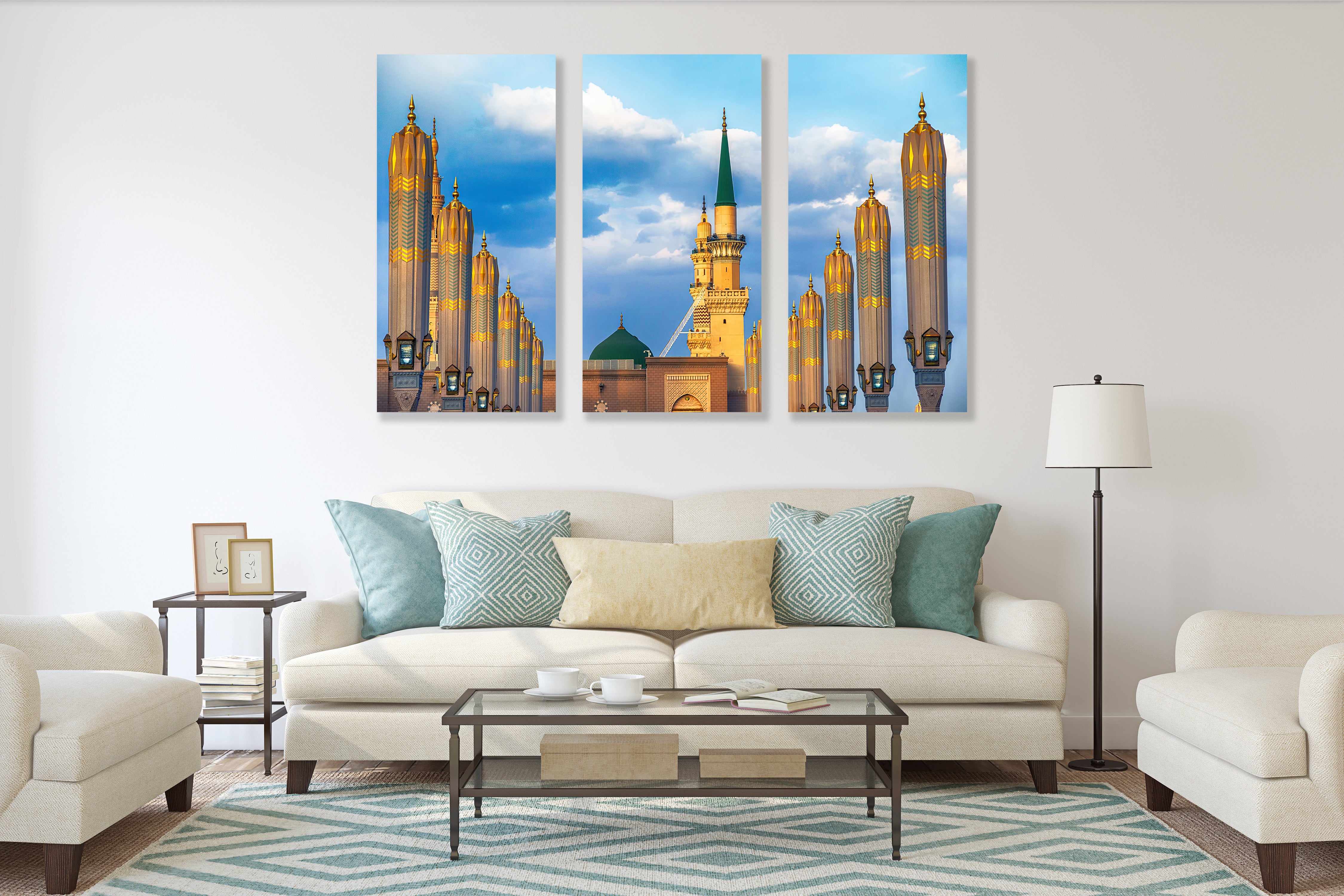 The Prophet’s Mosque in Madina, Masjid-e-Nabawi Canvas