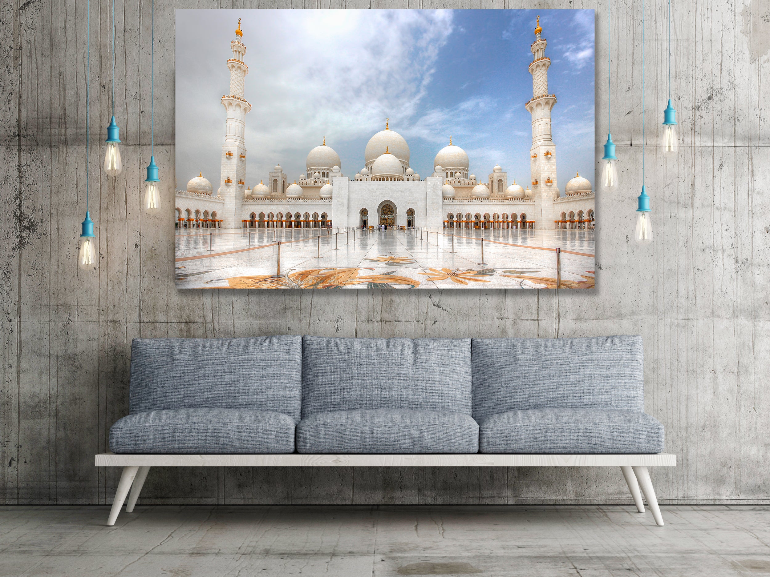 Sheikh Zayed Grand Mosque Abu-Dhabi, UAE Canvas