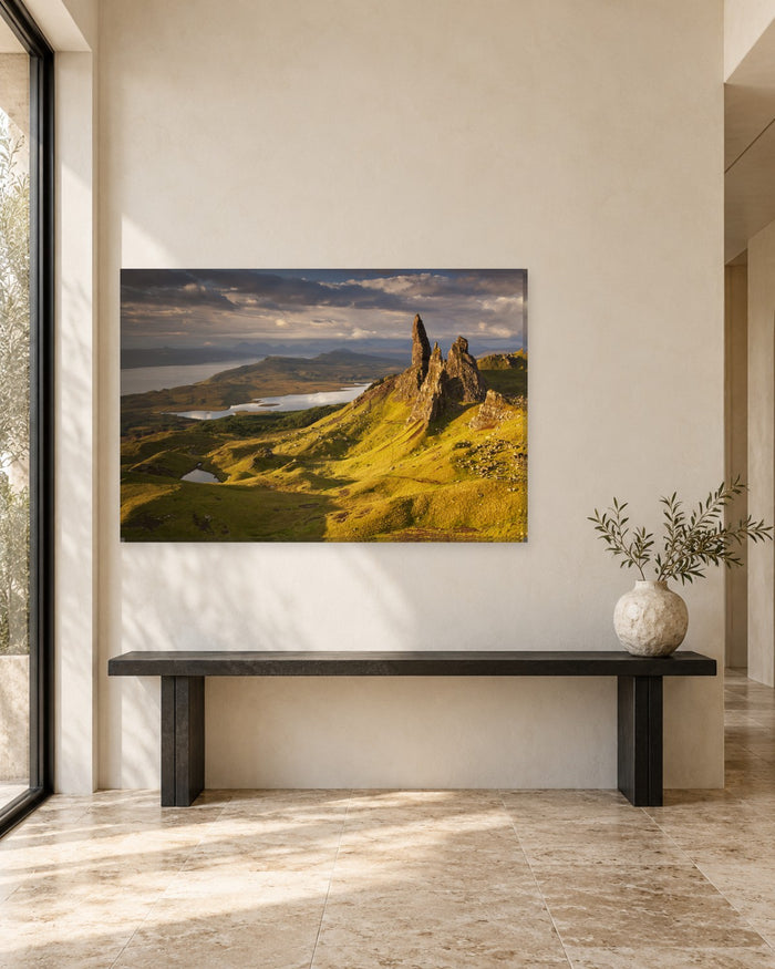 Old Man of Storr Isle of Skye Canvas Wall Art - Scottish Highlands Landscape - Gallery Canvas - 38mm / 48 x 32 / Unframed preview