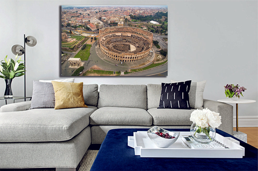 Colosseum Rome, Italy Canvas Wall Art - | MyCanvases