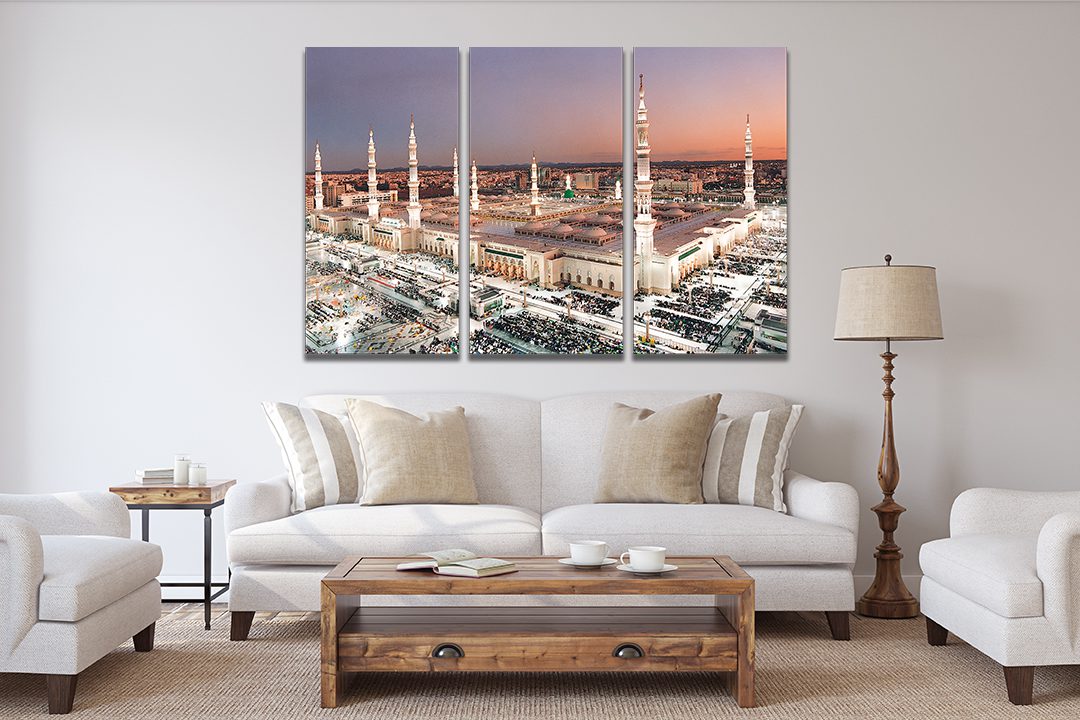 Al-Masjid an-Nabawi Canvas Wall Art