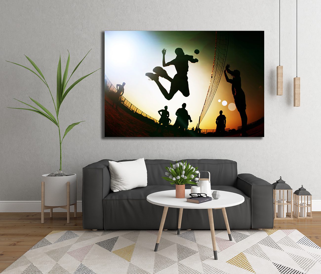 Beach Volleyball Canvas Print Wall Art - | My Canvases