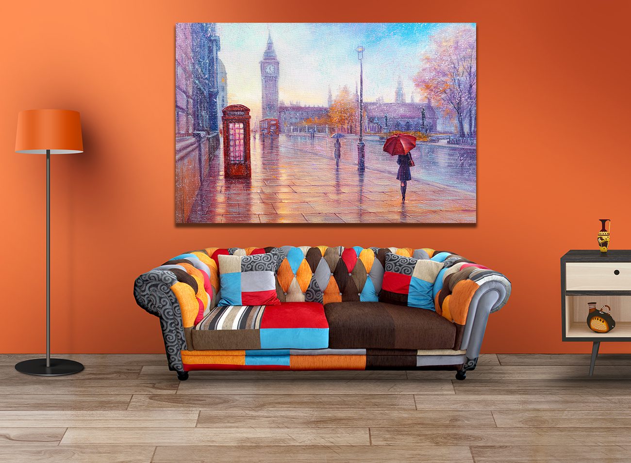 Westminster Tower Big Ben London Painting Canvas Print - | MyCanvases