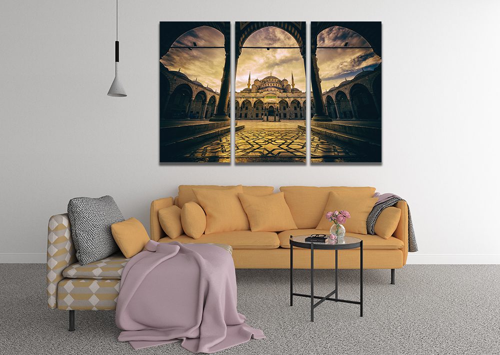 Blue-Mosque, Turkey Printed Canvas