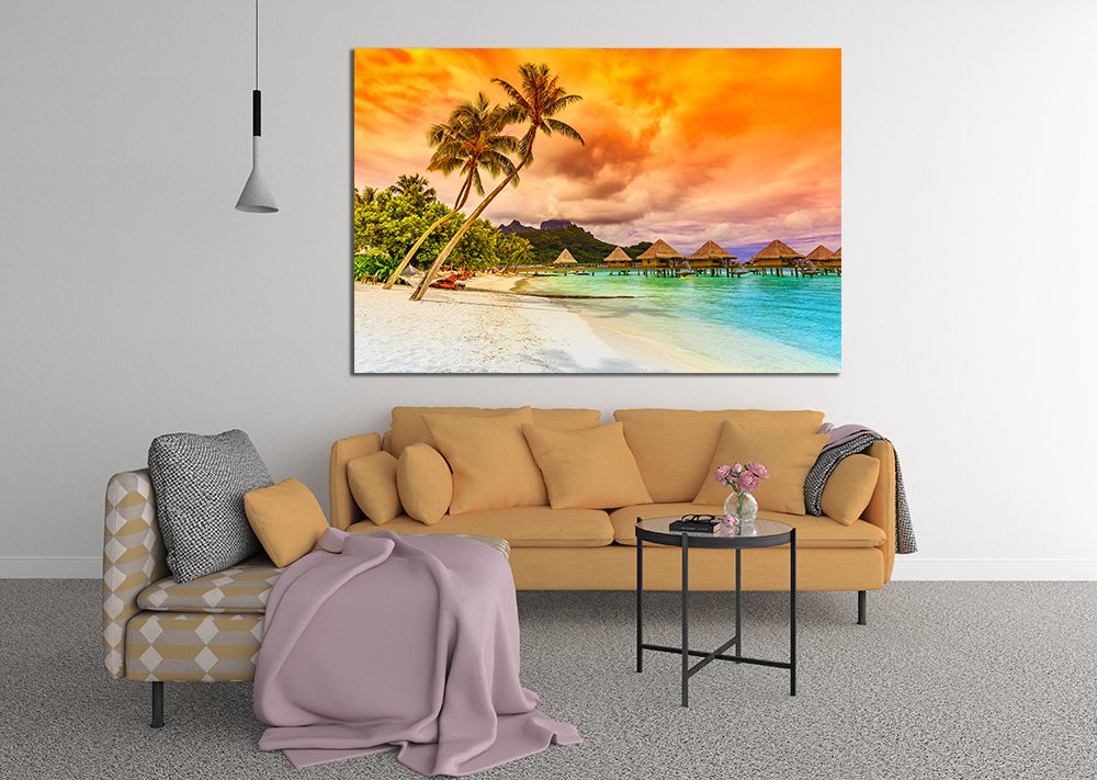 Bora Bora, French Polynesia Canvas Print Wall Art - | MyCanvases