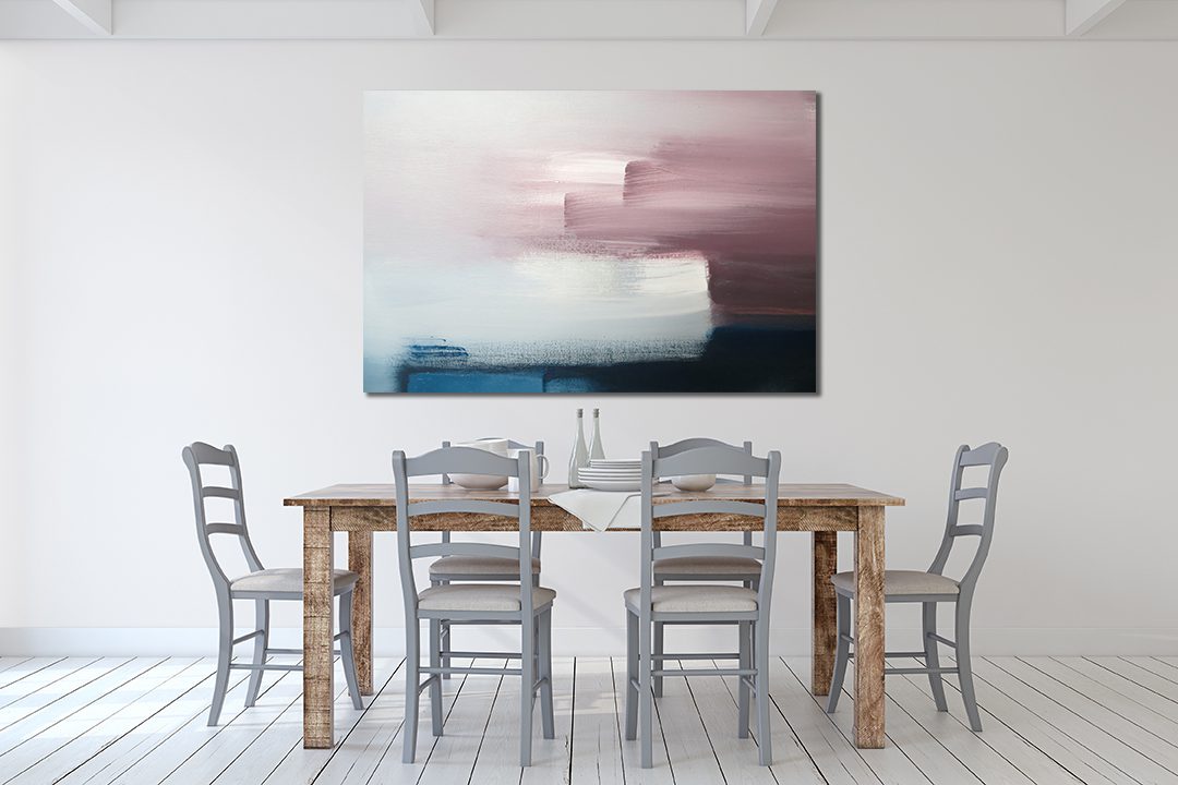 Brush stroke Abstract wall art home decor canvas