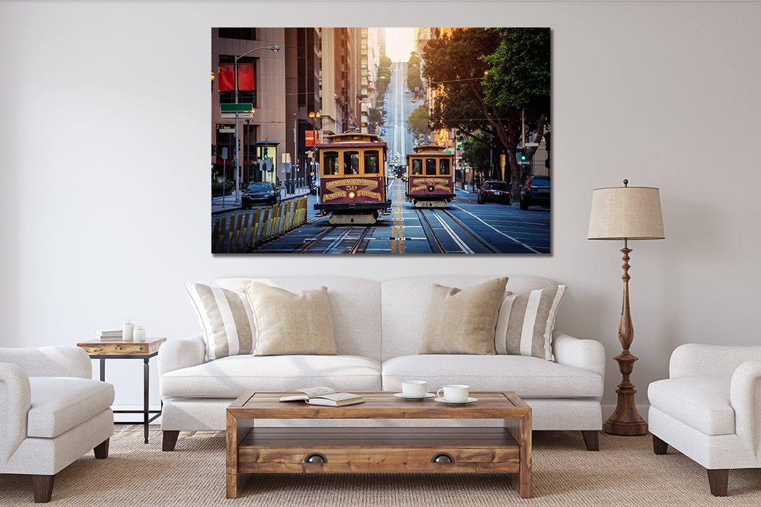 Cable Cars California San Francisco USA Canvas - MyCanvases
