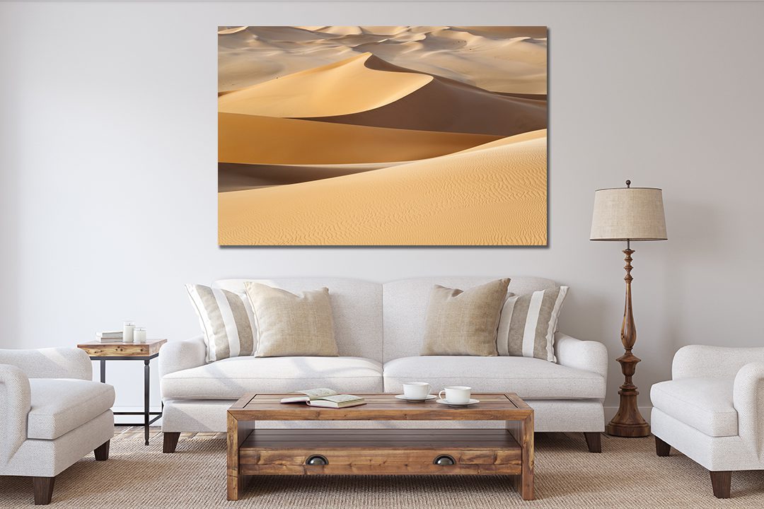 Desert Dunes Sandy Barkhans Canvas Print | My Canvases