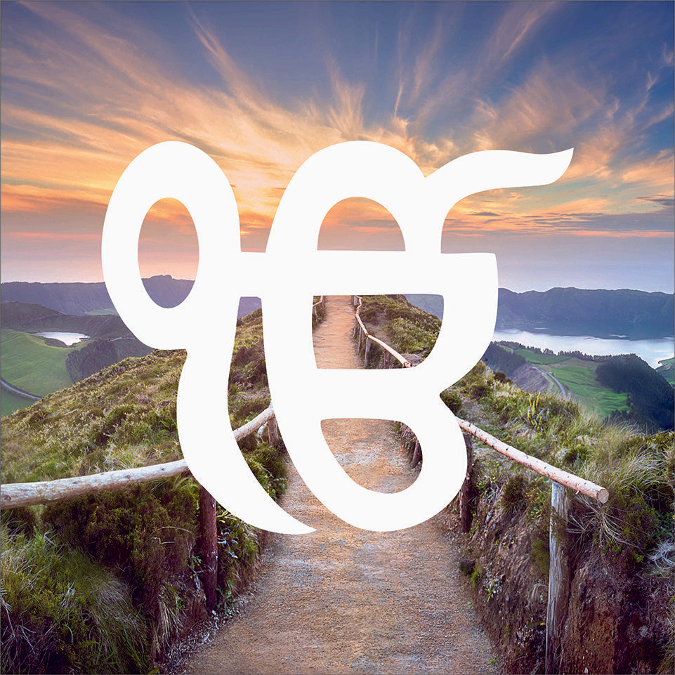 Ek On Kar Sunset Path Sikh Canvas Wall Art