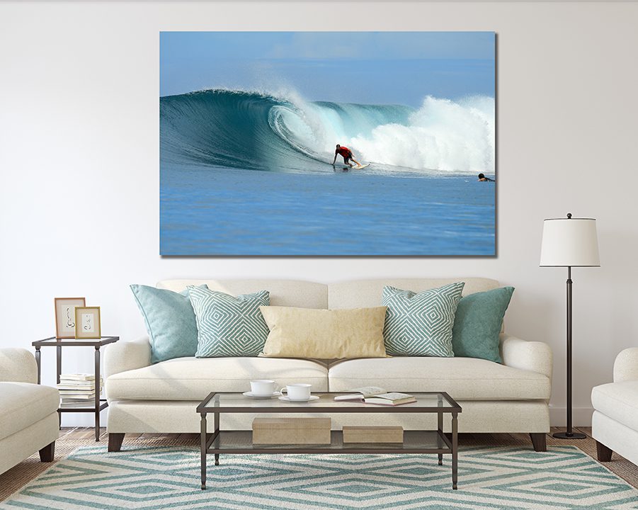 Surfing Wave Surf Canvas Wall Art | MyCanvases
