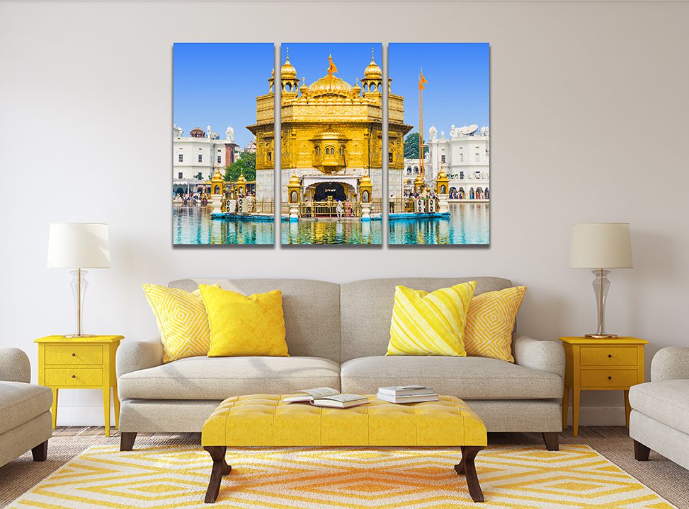 Golden Temple Amritsar India Canvas Wall Art