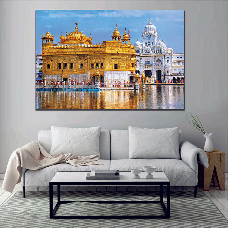 Golden Temple Amritsar India Canvas Print Wall Art - | MyCanvases