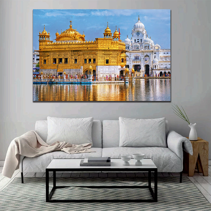 Golden Temple Amritsar India Canvas Print Wall Art - | MyCanvases