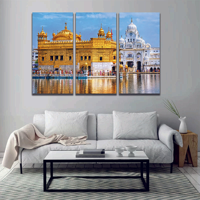 Golden Temple Amritsar India Canvas Print Wall Art