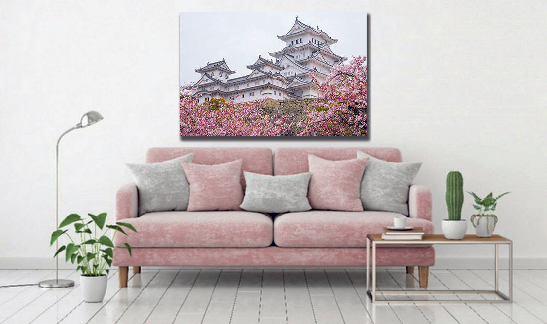 Himeji Castle, Japan Canvas Wall Art - MyCanvases