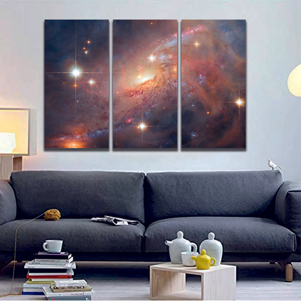 Nebulas Galaxies Stars Space Canvas Wall Art