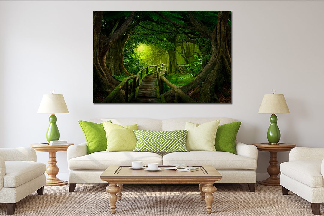 Deep tropical jungle Path Southeast Asia Wall Art