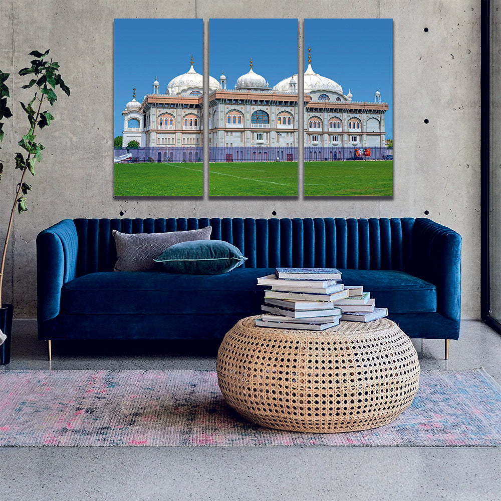 Guru Nanak Darbar Gurdwara, Kent, UK Canvas Print Wall Art