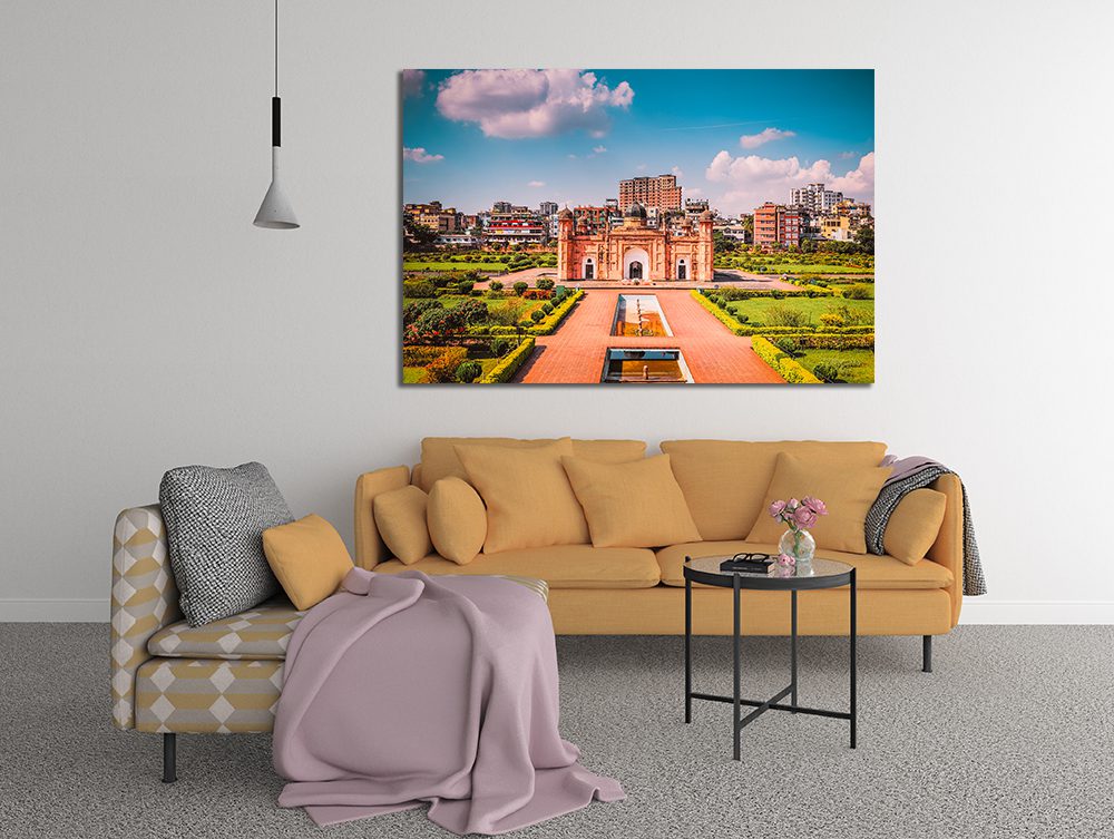 Lalbagh Fort, Mausoleum Bibipari in Dhaka, Bangladesh - Canvas Wall Art
