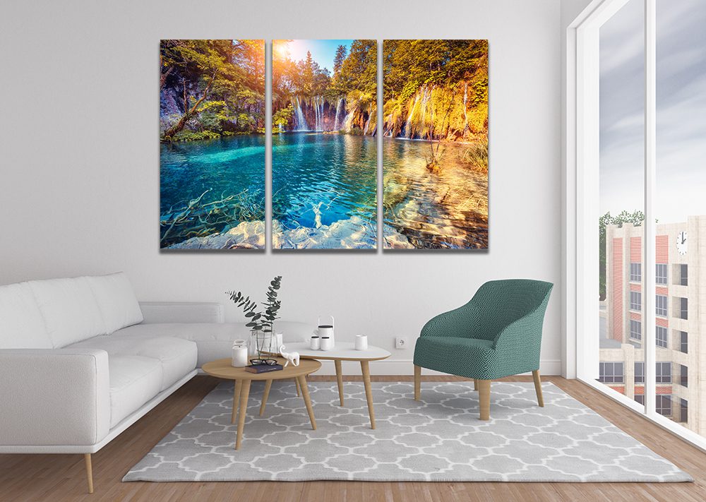 Plitvice Lakes National Park, Croatia Canvas Wall Art