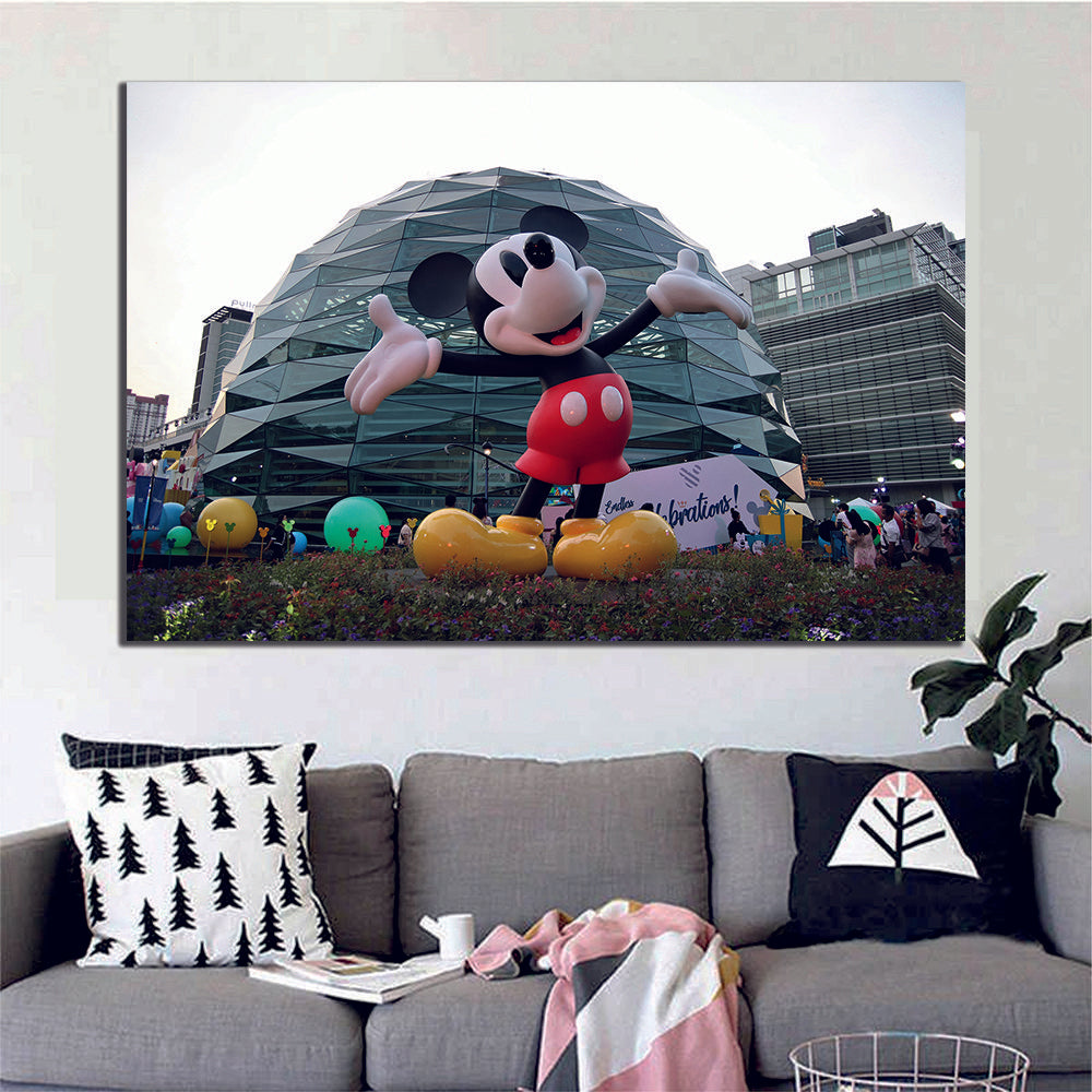 Mikey Mouse in Bangkok, Thailand Canvas Print Wall Art - | MyCanvases