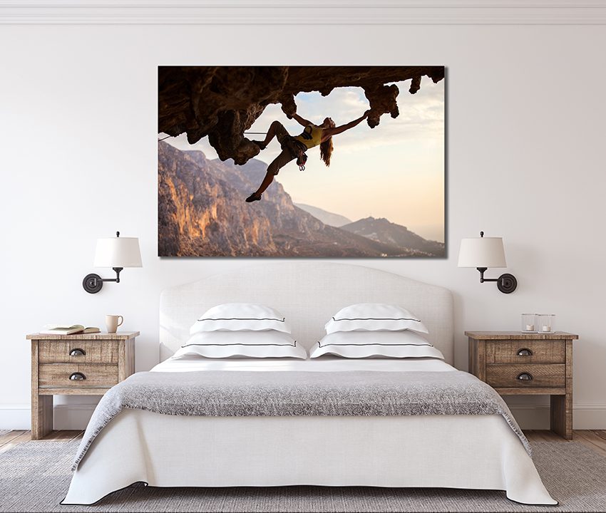 Mountain Climb Hiking Canvas Wall Art - MyCanvases