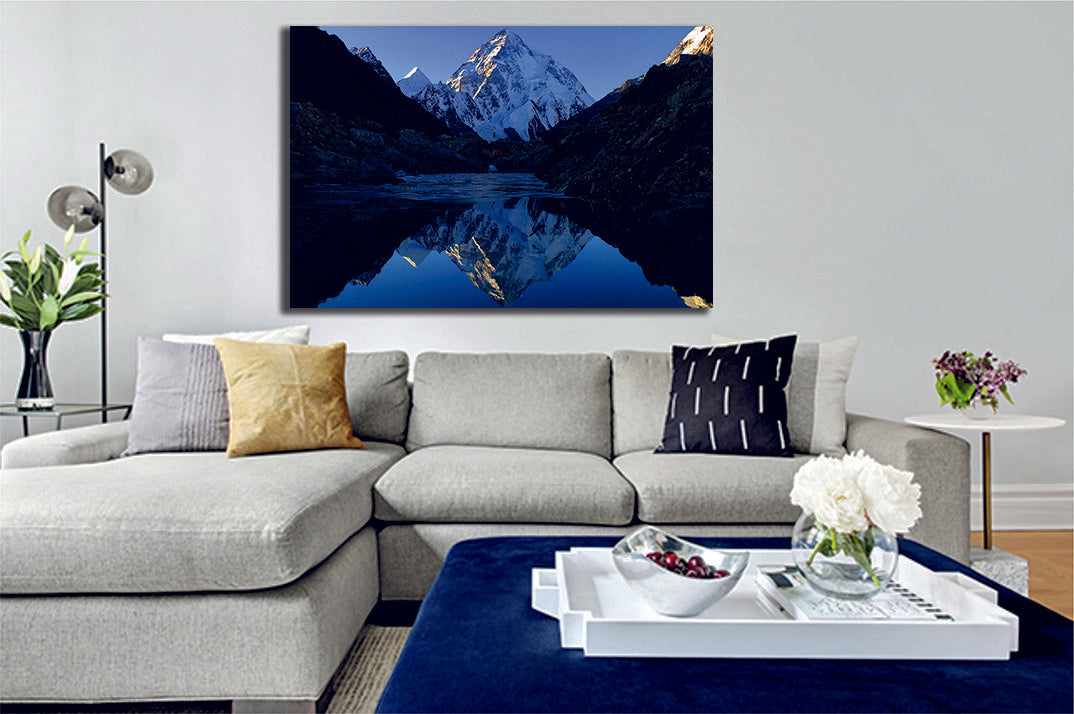 K2 Mountain Pakistan Canvas Wall Art