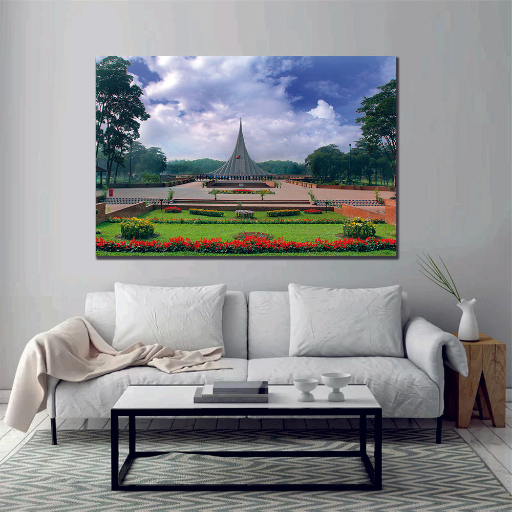 National Martyrs’ Memorial, Dhaka, Bangladesh Canvas Wall Art