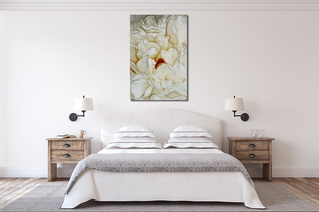 Abstract Peony Flower Petals Canvas Wall Art | MyCanvases