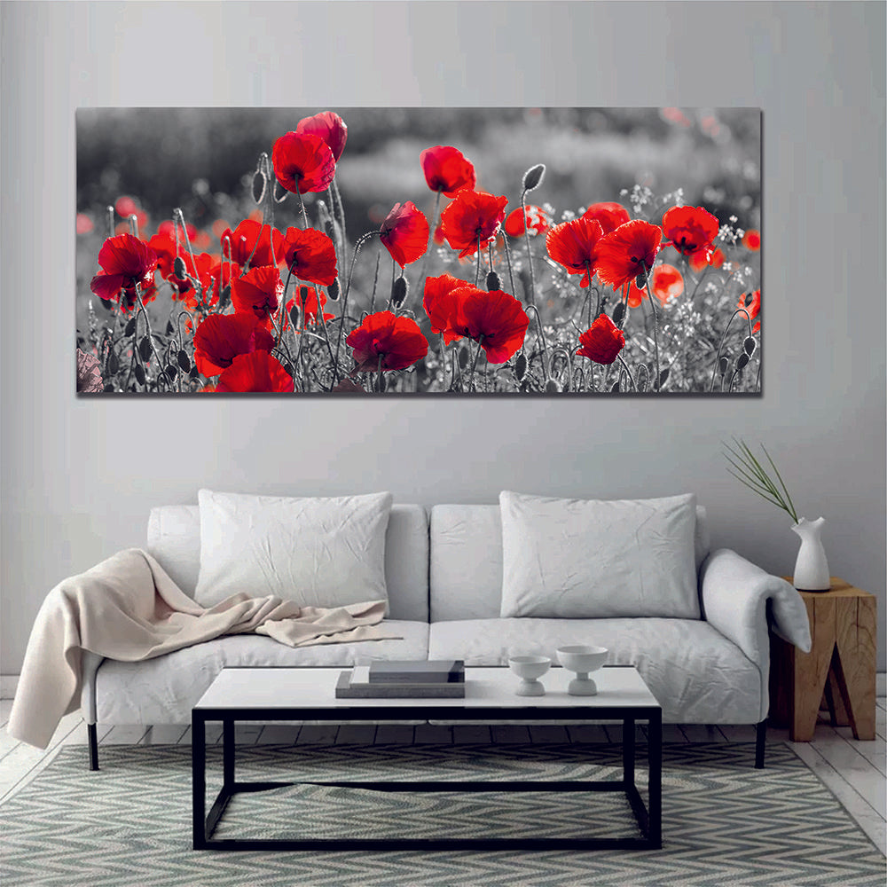 Red Poppies Canvas Wall Art - | MyCanvases