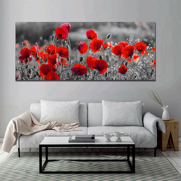 Red Poppies Canvas Wall Art - | MyCanvases