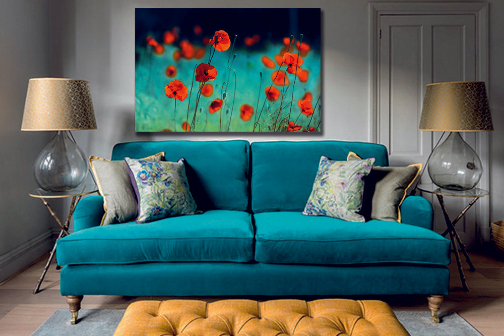 Canvas Print Wall Art - Poppy Field | MyCanvases