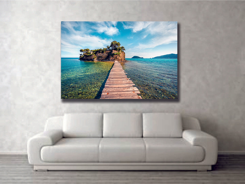 Port Sostis, Zakinthos Island, Greece Canvas Wall Art | My Canvases