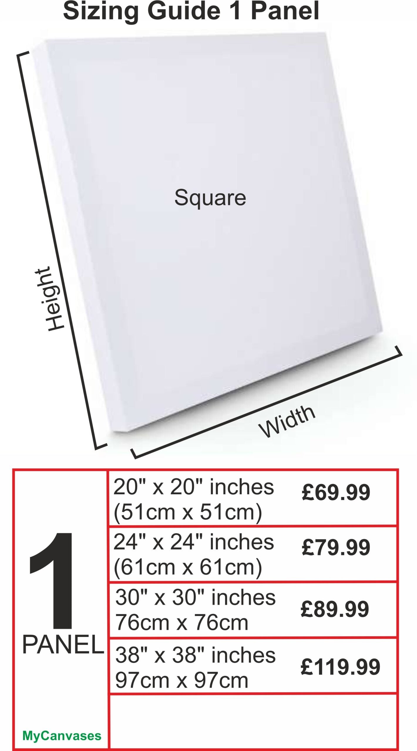 Gold Blue Shahada Square Arabic Wall Art Canvas Print Islamic Calligraphy