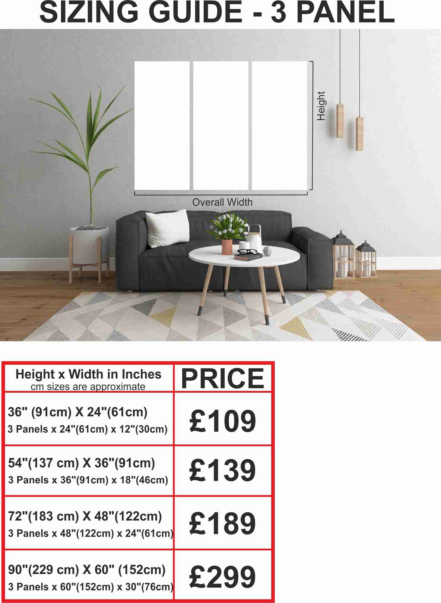 Tall Trees Sky Canvas Wall Art