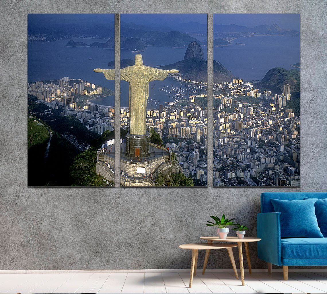 Christ the Redeemer Rio de Janeiro Canvas Wall Art