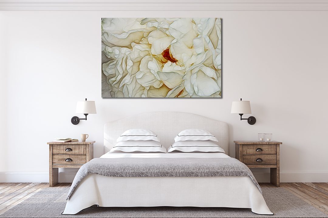 Rose Abstract Liquid Marble Canvas Print Wall Art