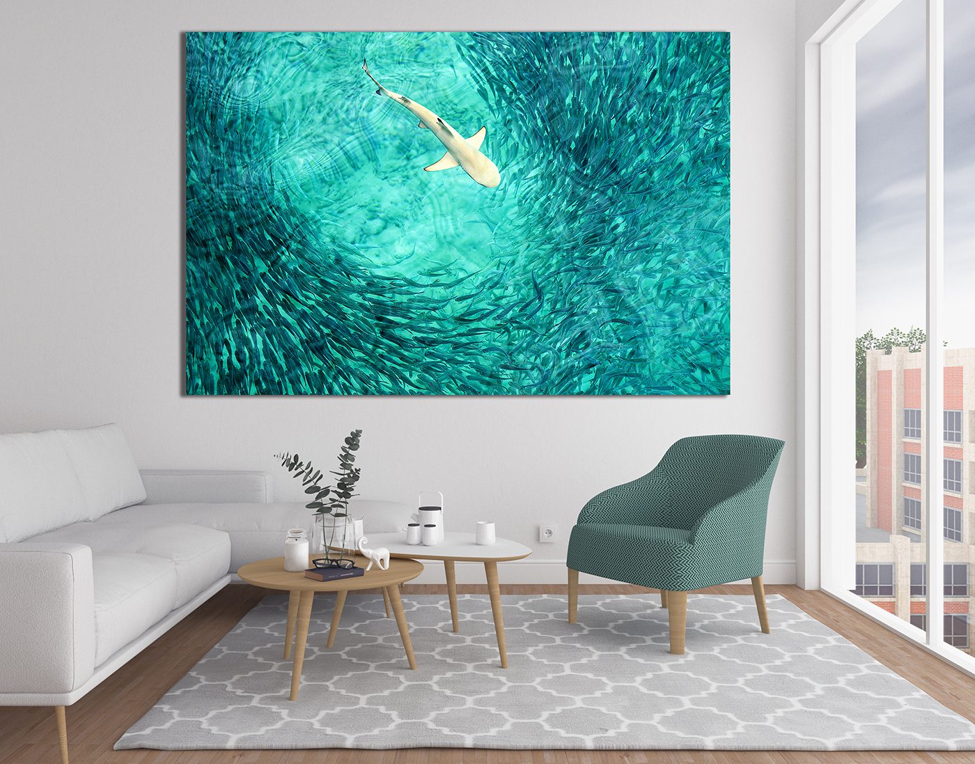 Shark Canvas Print Wall Art - MyCanvases