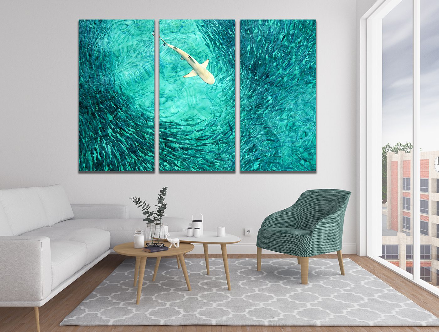 Shark Canvas Print Wall Art - MyCanvases