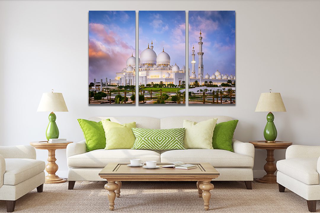 Sheikh Zayed Grand Mosque Abu-Dhabi, UAE Canvas