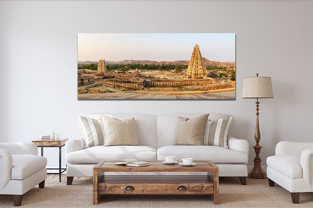 Shiva Virupaksha Temple Vijayanagar Hampi, Karnataka, India Canvas